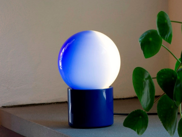 PULCE - Opal glass table lamp by Martinelli Luce - view 2